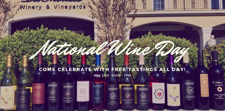National Wine Day at DelMonaco Winery & Vineyards-May 25, 2019