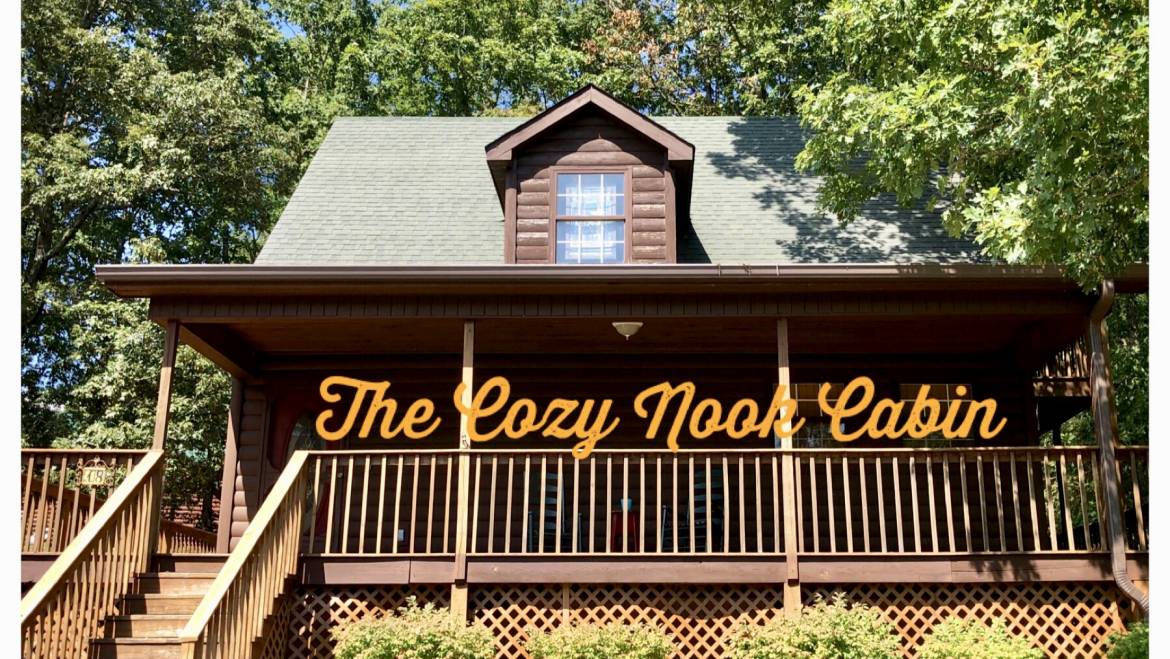 The Cozy Nook is our newest cabin to Deer Creek Properties