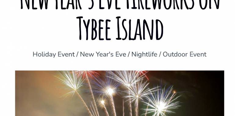 New Year’s at the beach!  Book today-Sweet Magnolia in Tybee Island, GA