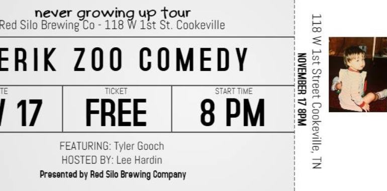 Derik Zoo Comedy-Never Growing Up Tour