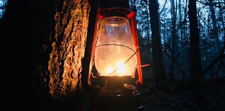 Lantern Hike to Crystal Falls-January 18, 2019 Pickett Civilian State Park