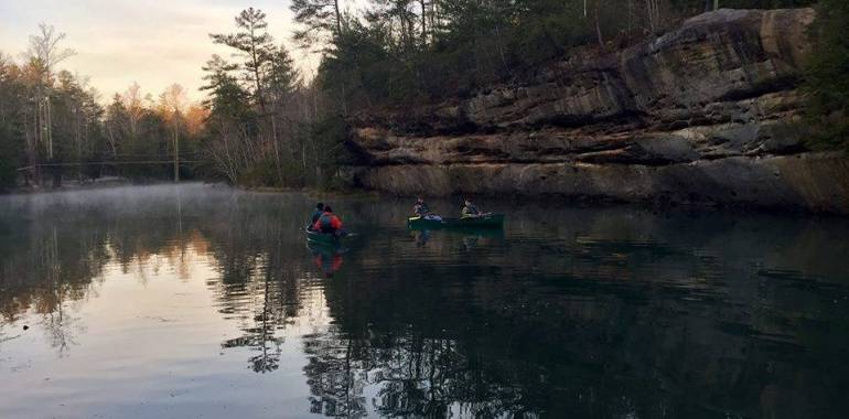 Morning Canoe Float-Pickett Civilian State Park-March 16, 2019