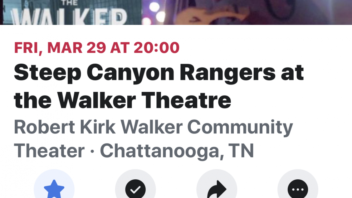 Steep Canyon Rangers at the Walker Theatre-March 29, 2019