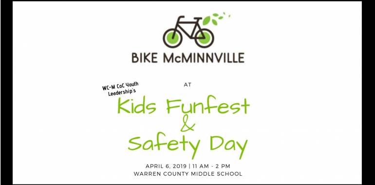 Kids Funfest & Safety Day-April 6, 2019-Main Street Mcminnville, TN