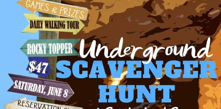 Underground Scavenger Hunt at Cumberland Caverns-June 8, 2019