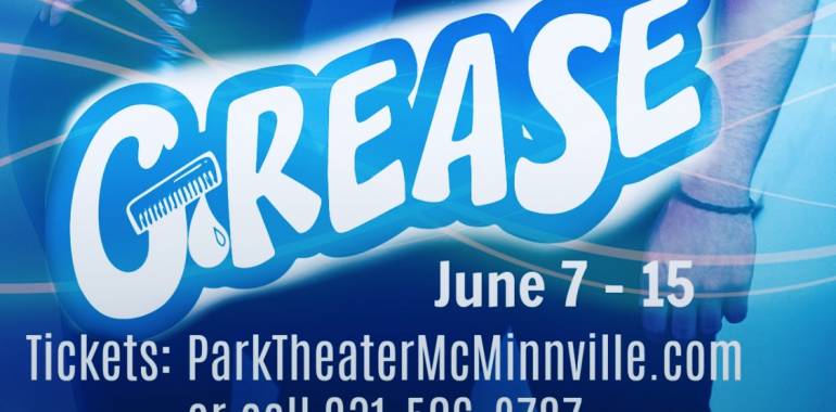 Grease The Musical-The Park Theater-McMinnville, TN-June 7-15, 2019