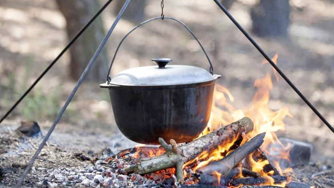Dutch Oven Campfire at Rock Island State Park-June 14, 2019