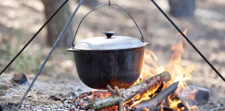 Dutch Oven Campfire at Rock Island State Park-June 14, 2019