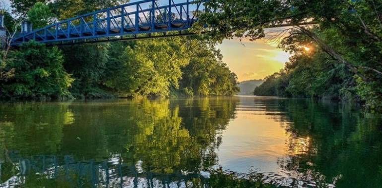 Sunset Bike Ride on the Riverwalk-Chattanooga, TN