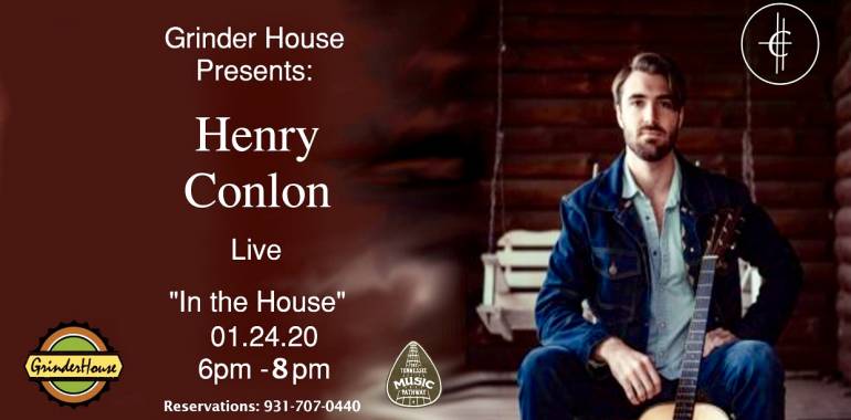 Henry Conlon live “In the House” Grinder House Coffee-January 24, 2020