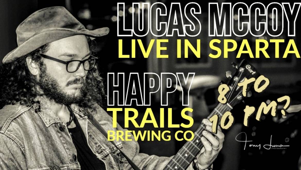 Lucas McCoy: Live Music at Happy Trails Brewing Company-February 15 2020