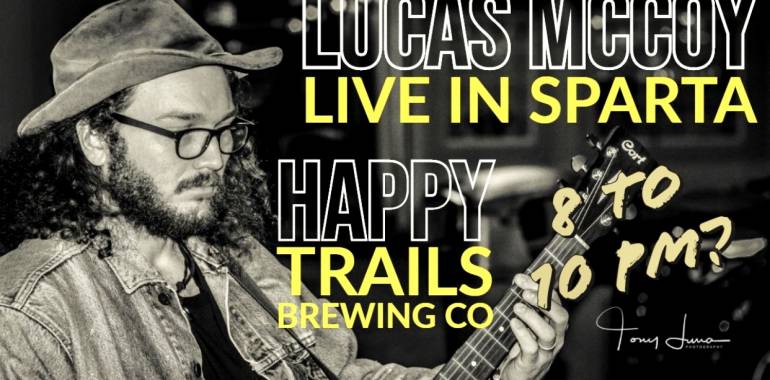 Lucas McCoy: Live Music at Happy Trails Brewing Company-February 15 2020
