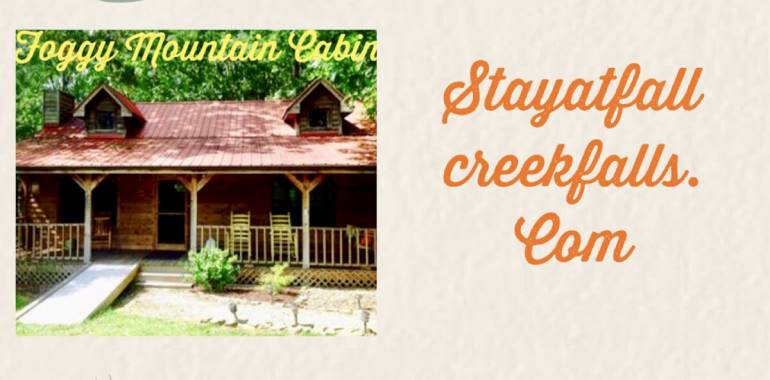 Make your Getaway to Fall Creek Falls! Cabins & Homes to suit all your needs!