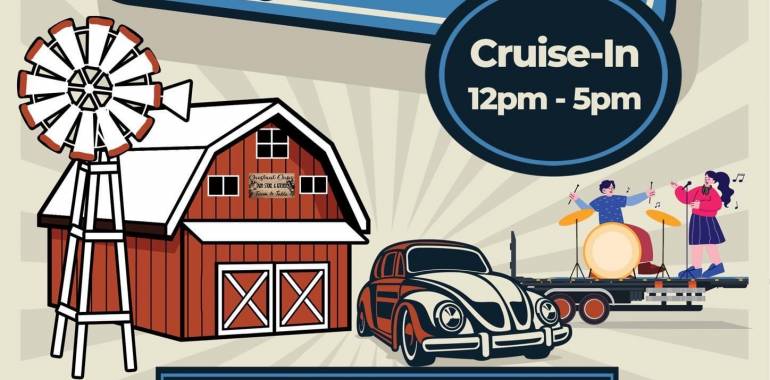 Come enjoy Cruise In Memorial Day Weekend to Chestnut Oaks Farm Store